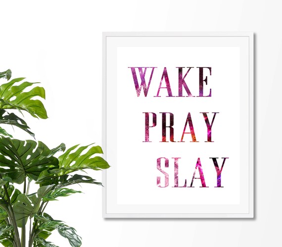 Wake Beten Zu Töten 1 Zitat Kunstdruck Rihanna Zitat Etsy