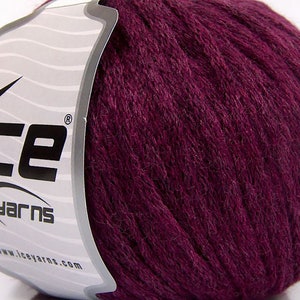 Paquete de valor - 8 bolas lote- airwool peor hilo de punto borgoña -AW56872
