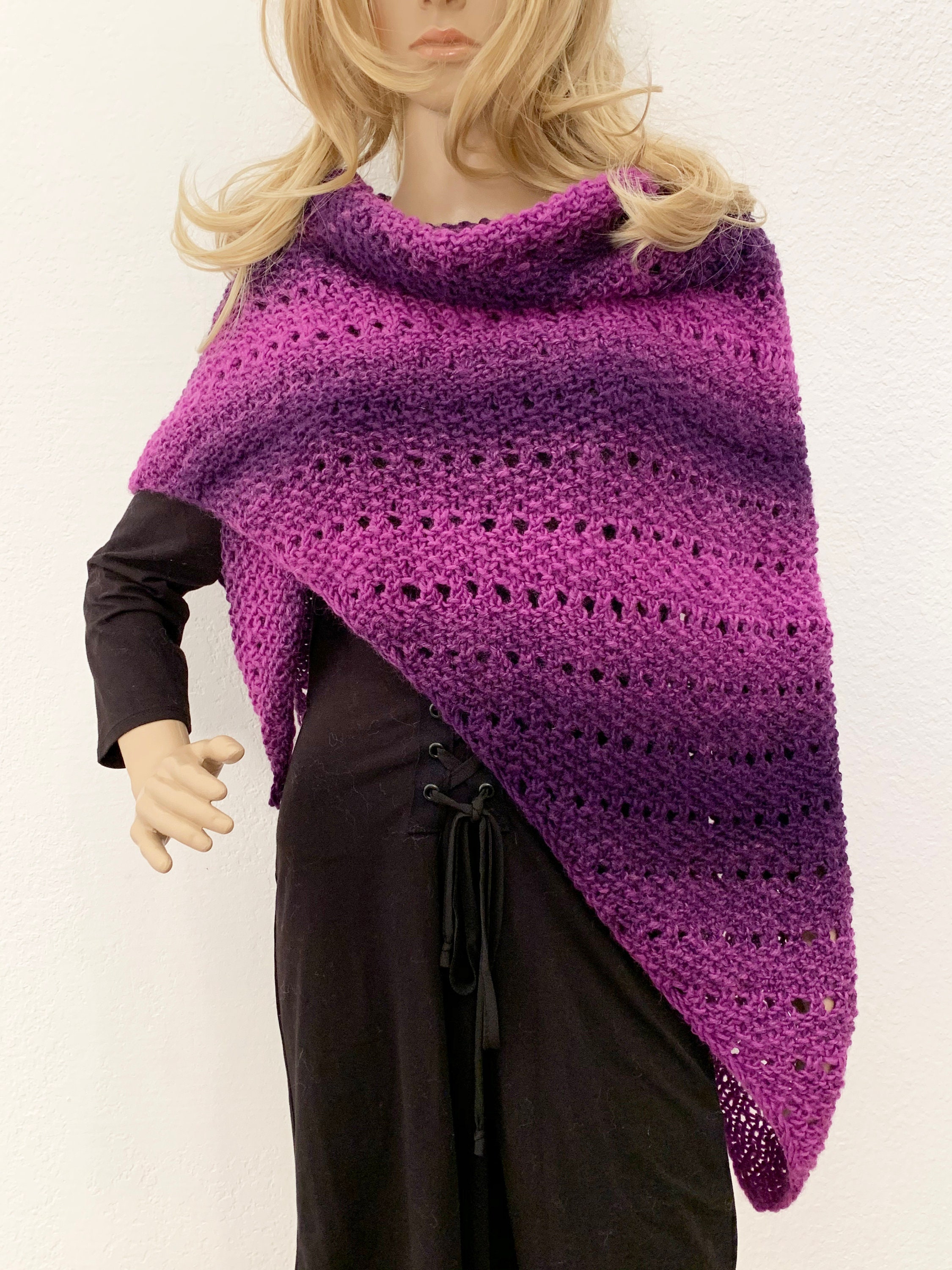 wool blend shawl