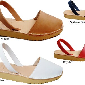 Menorcan sandals with beige platform of 2.5 cm. Made in Menorca!