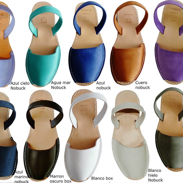 Authentic Menorcan sandals, various colors, sandals, sandals, espadrilles, espadrilles