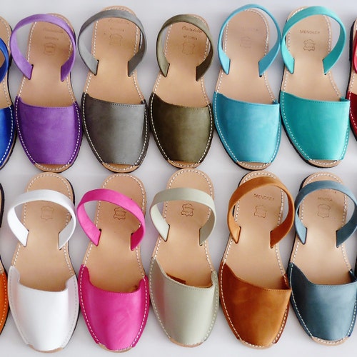 Autentyczne sandały z Minorki, Brokat, wykonane na Minorce, różne