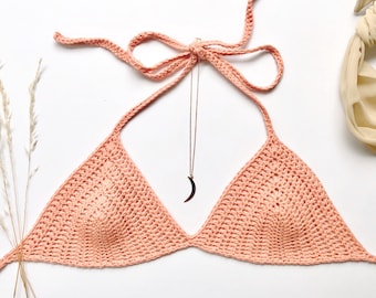 Crochet PATTERN Crochet Bikini Top Pattern Summer Crochet