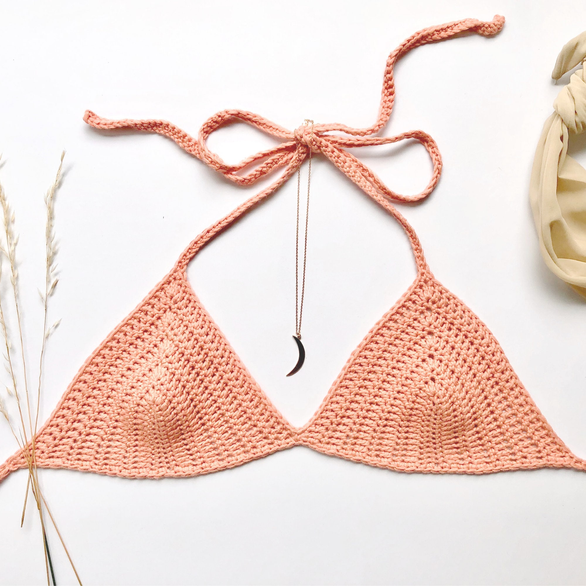 Crochet PATTERN Crochet Bikini Top Pattern Summer Crochet Etsy