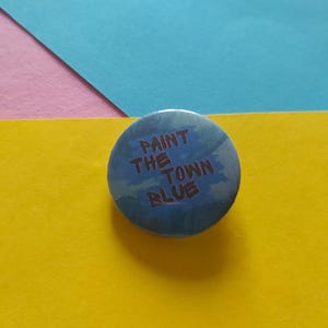 Paint The Town Blue Ashnikko Jinx Powder Vi Arcane League of Legends LOL Show Video Game Get Jinxed 32mm button badge Pin