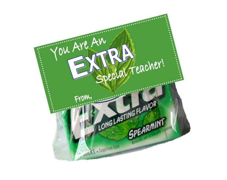 Teacher Appreciate Goody Bags Extra Special Bag Toppers Etsy