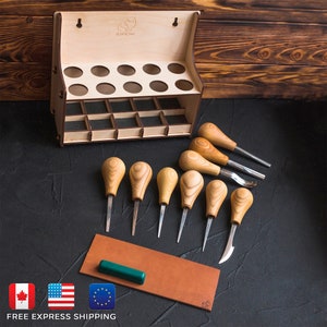 Pfeil Fine Palm Carving Tools Set B - 6 Piece, Fine Palm Carving Tool Sets, Pfeil Woodcarving Chisels, Pfeil Woodcarving Tools, Hand Tools