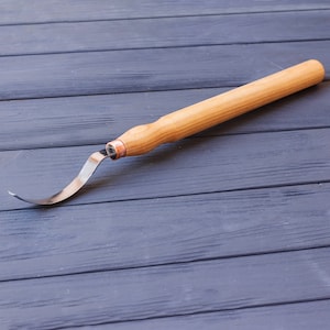 Spoon carving knife large spoon knive hook knife  spoon knife wood carving tools spoon carving tools spoon carving BeaverCraft SK3 Long