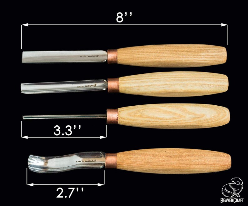 Wood Carving Chisel Set NEW Compact Gouge Spoon Carving Kuksa Etsy