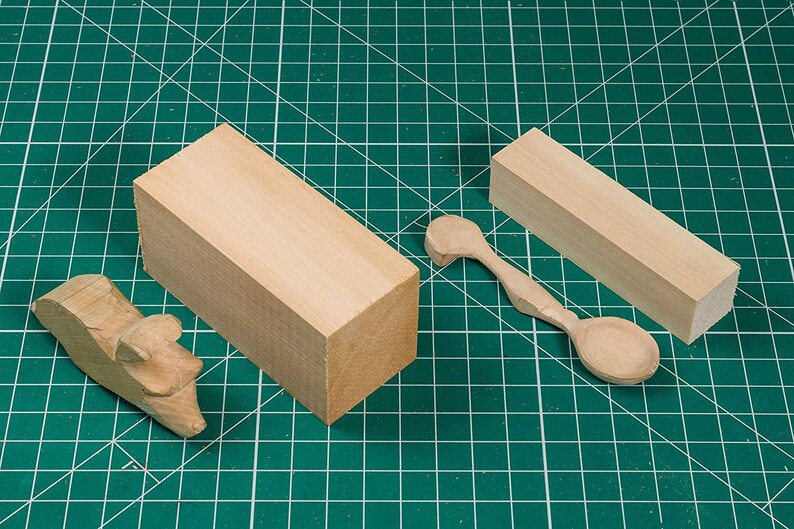 Premium Carving Kit DIY Carving Wood Blocks Kit Linden Etsy
