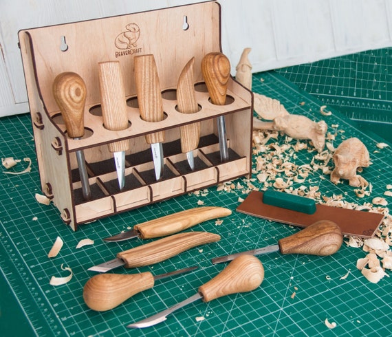 Wood Carving Whittling Knife BeaverCraft C17P Whittling Tools Wood Carving  Tools Carving Knife Woodworking Carbon Steel Whittling Knives Wood Carving  Knives Palm Chisel (C17P)