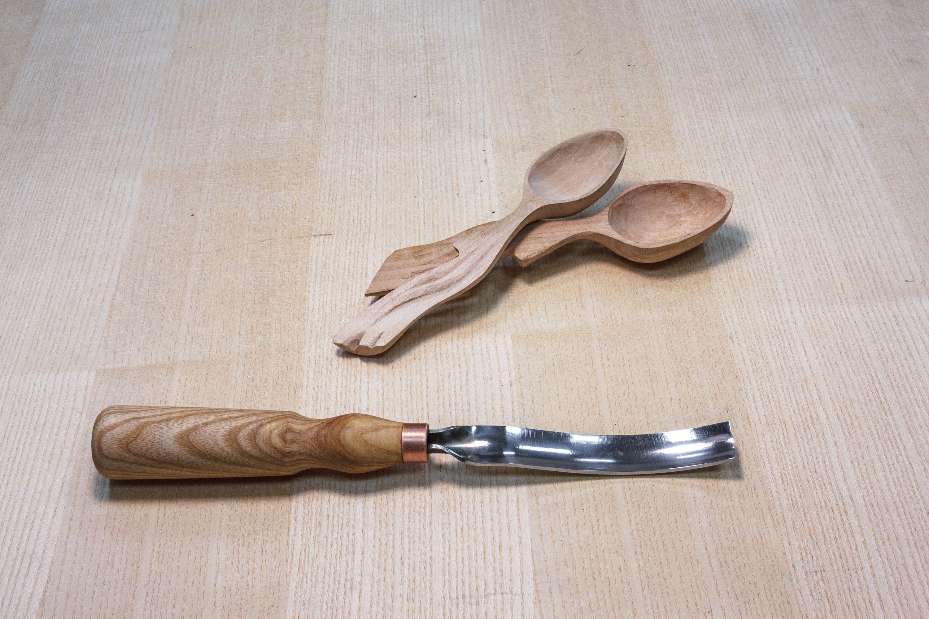 Wood Carving Gouge Long Bent Gouges Woodcarving Chisels Tools Etsy