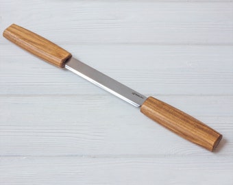 Drawknife draw knife shaving knife draw shave knife wood carving tools carpentry tools splitting knife drawknives straight BeaverCraft DK2