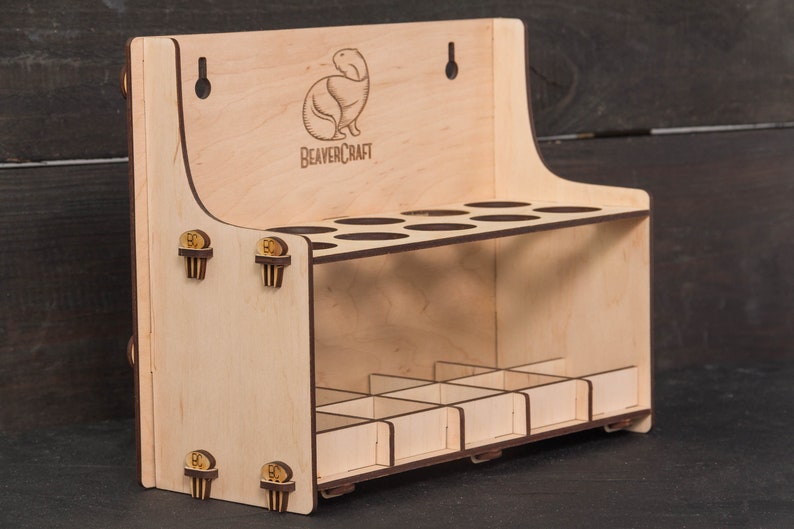 Tool Rack Plywood Tool Storage Rack Tools Knives Chisels Etsy