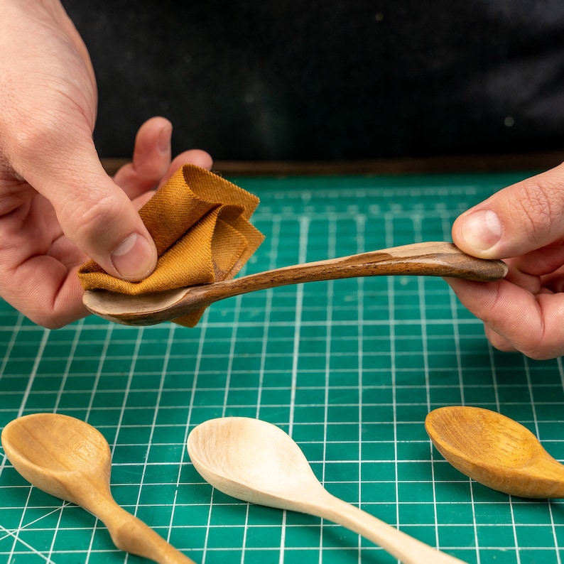 Wood Spoon Carving Blanks Set Starter Kit Four Wood-Type Spoon Carving Blanks Set BeaverCraft BB2 image 8