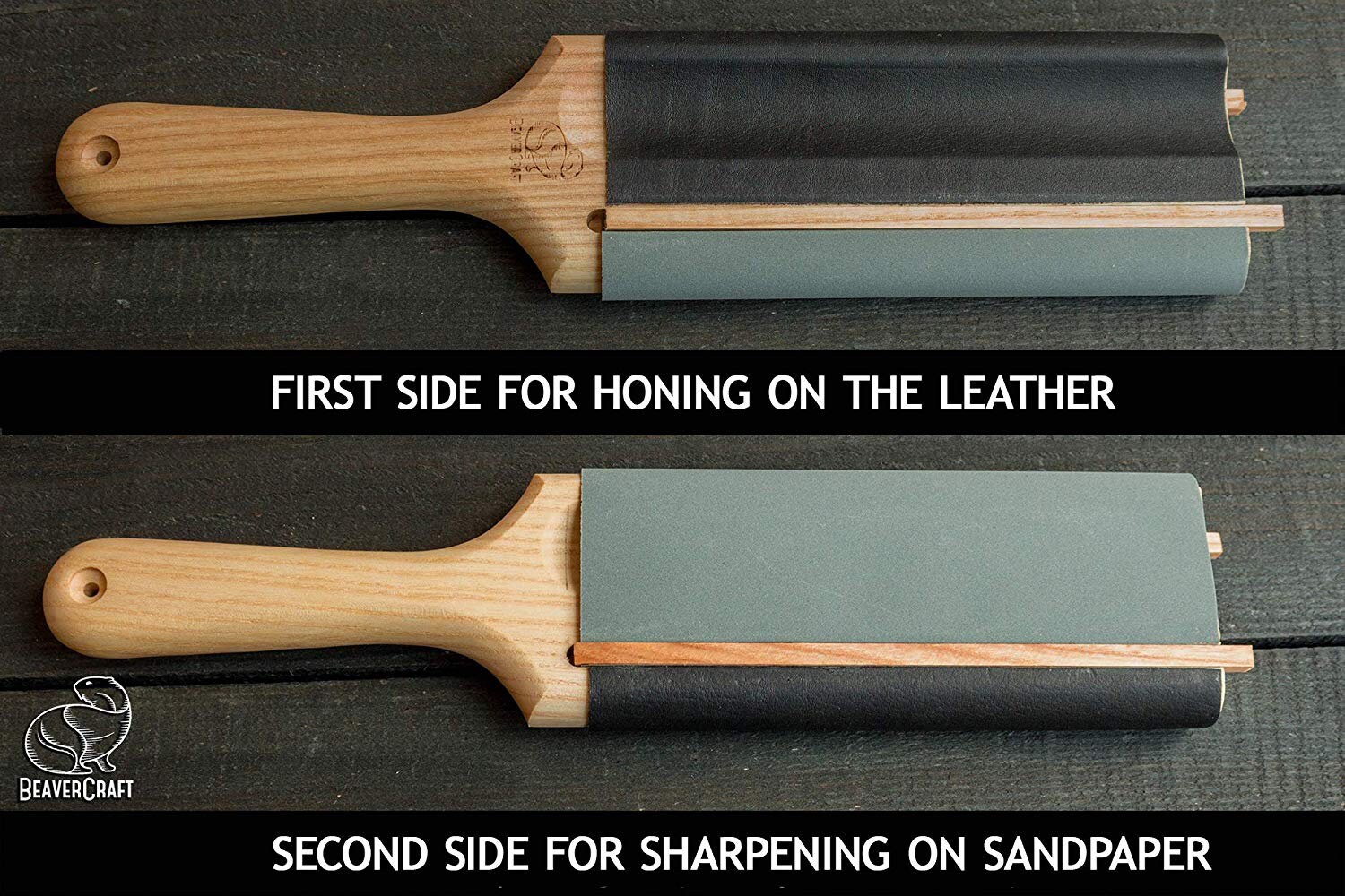 Leather Strop for Sharpening Hook Knives Spoon Knives for Etsy