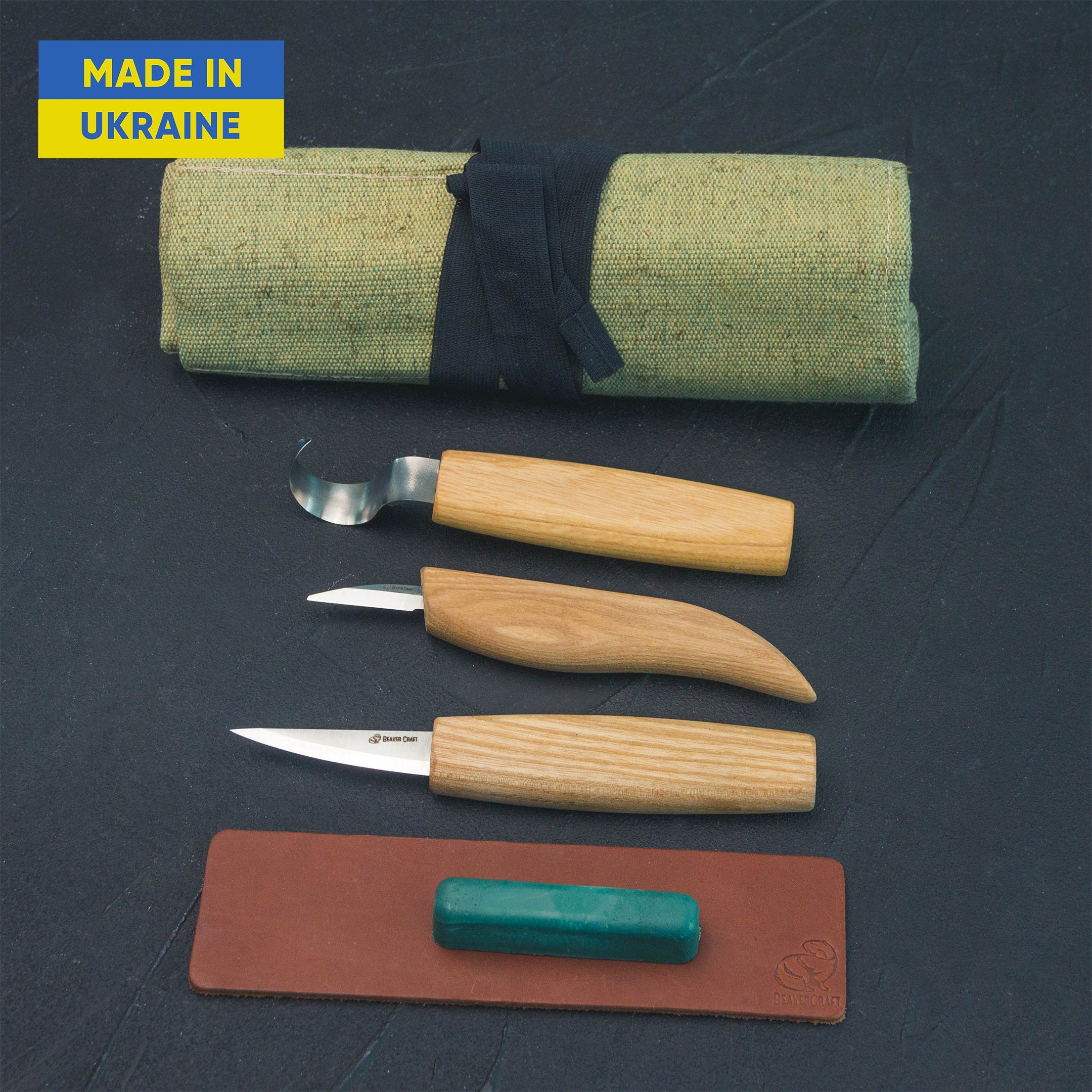 Chip Carving Knives, Wood Carving Set, Small chisel - The Spoon Crank