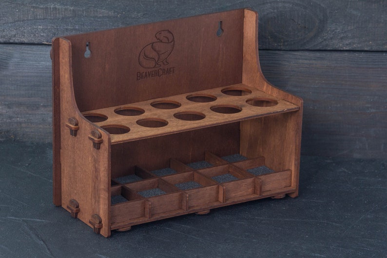 Tool Rack Plywood Tool Storage Rack Tools Knives Chisels Etsy