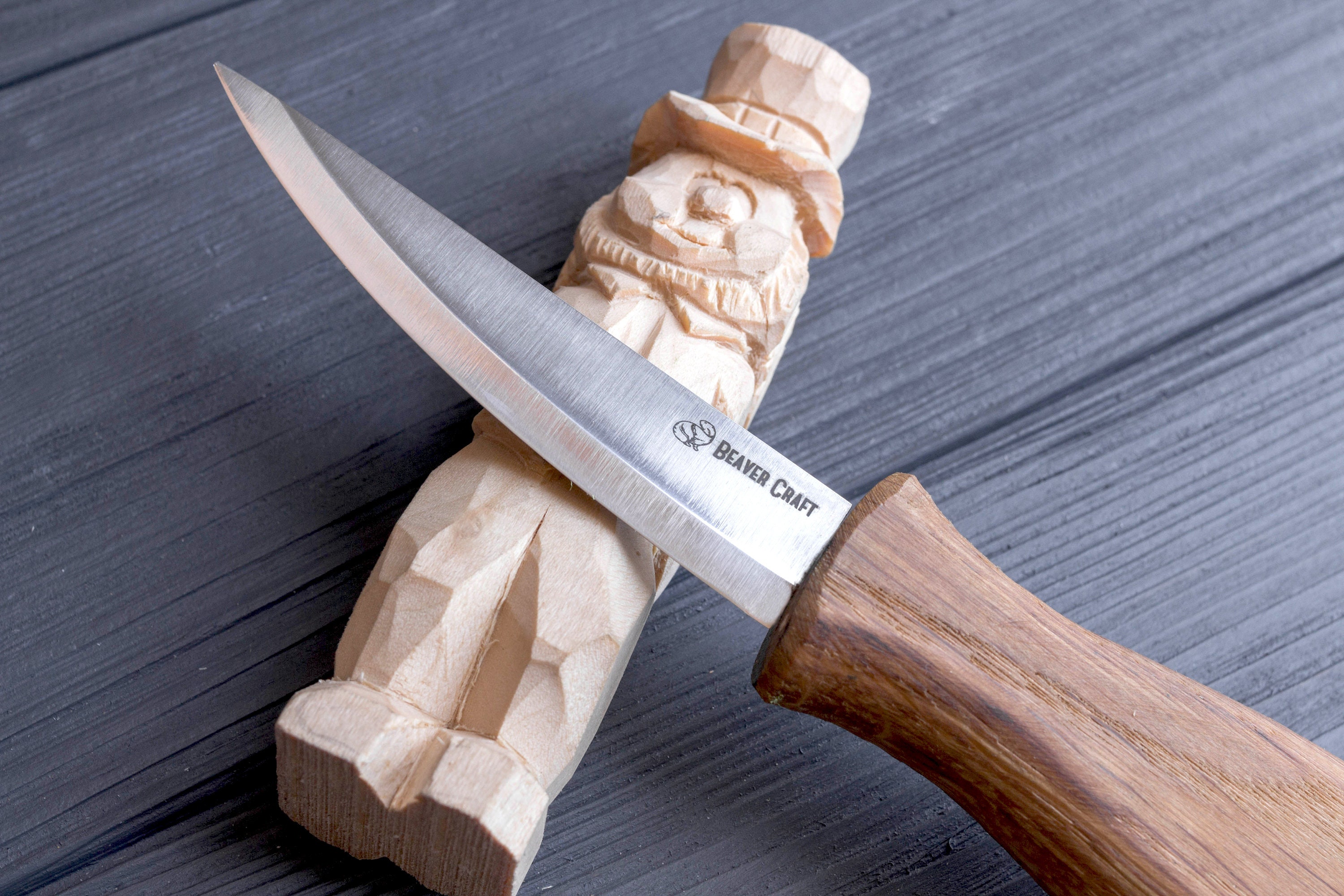 80mm Slojd knife, Whittling knife, Fresh wood carving, Handcarving - The  Spoon Crank