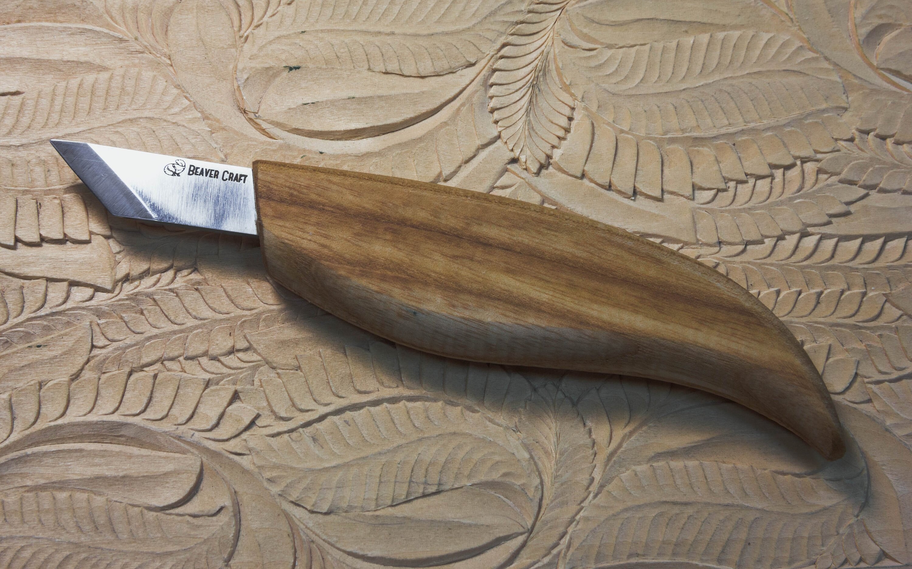 Chip carving knife Skew knife beveled knife wood carving knife Etsy