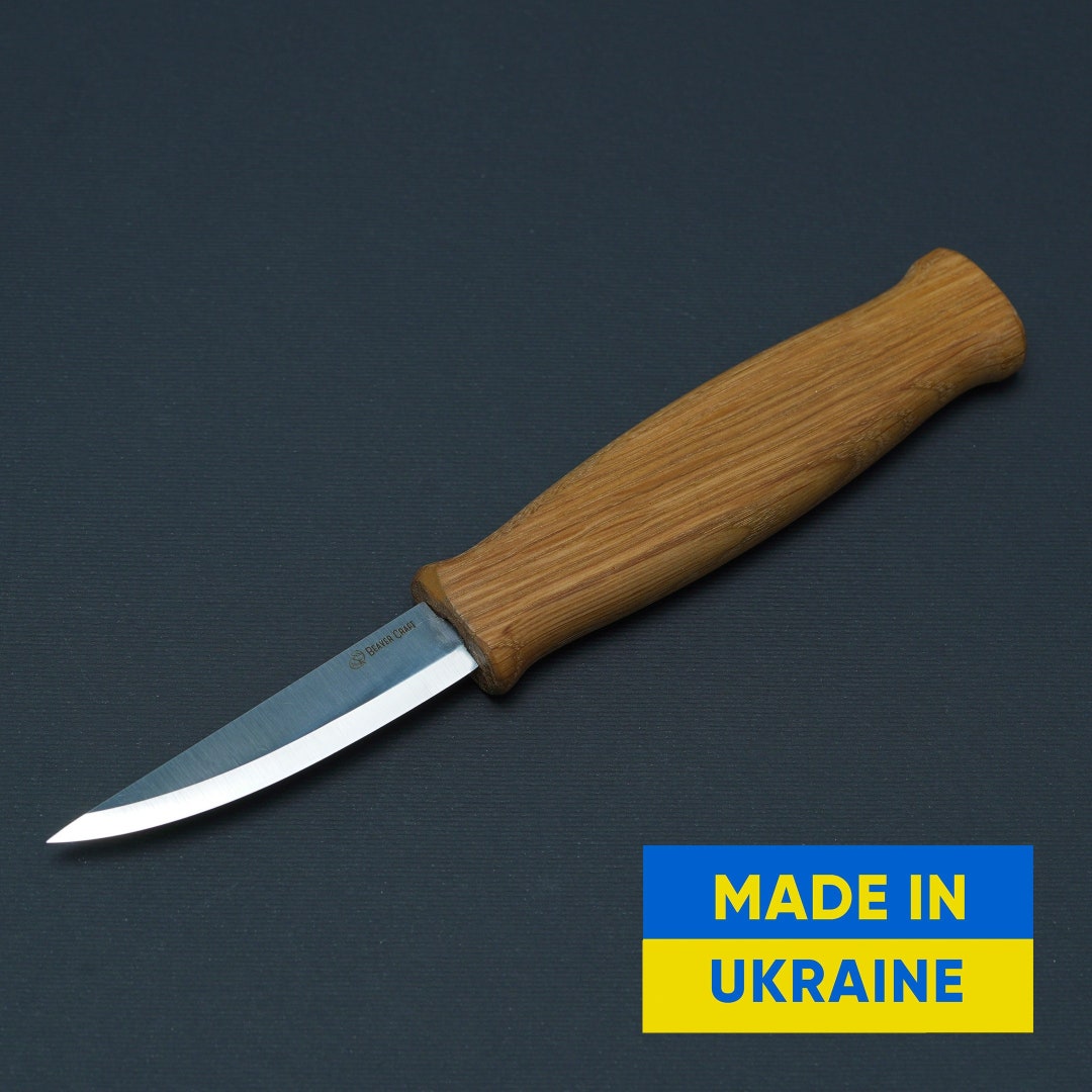 Wood Carving Knife Whittling Knife Sloyd Knife Basic Wood Carving Knife  Whittling Knives Carving Knife Basic Knives Carve Beavercraft C4 