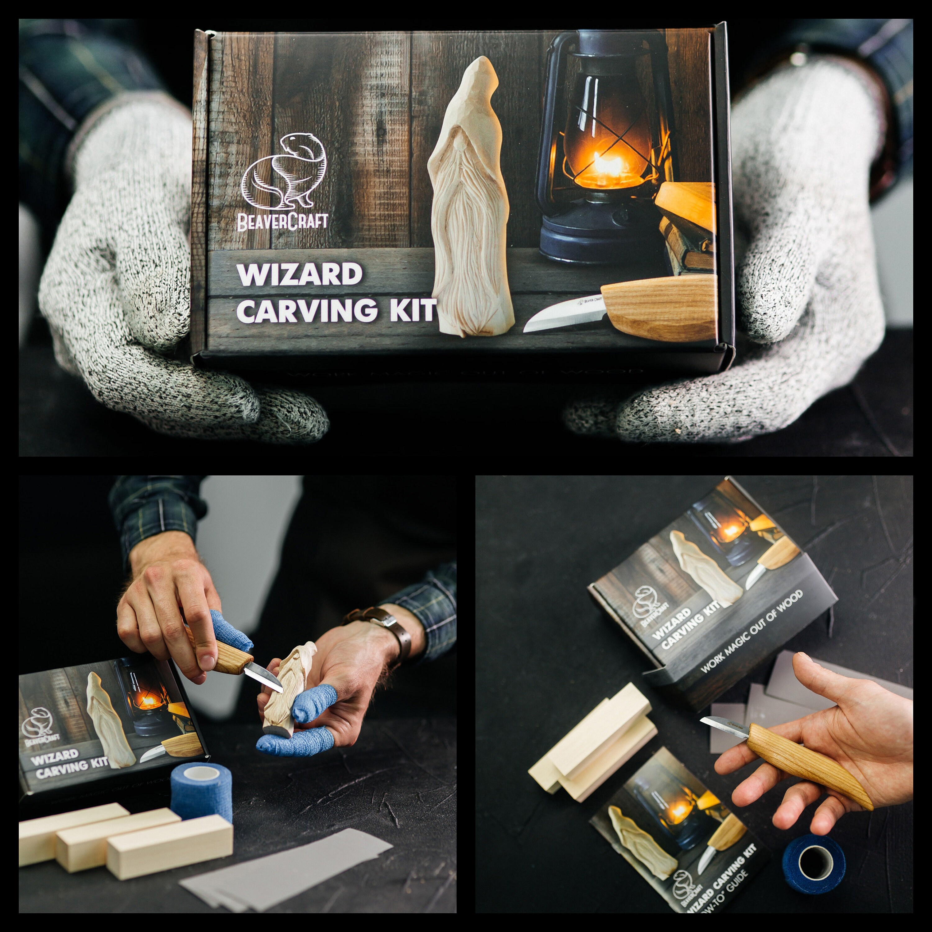 Beavercraft - Wizard Carving Kit