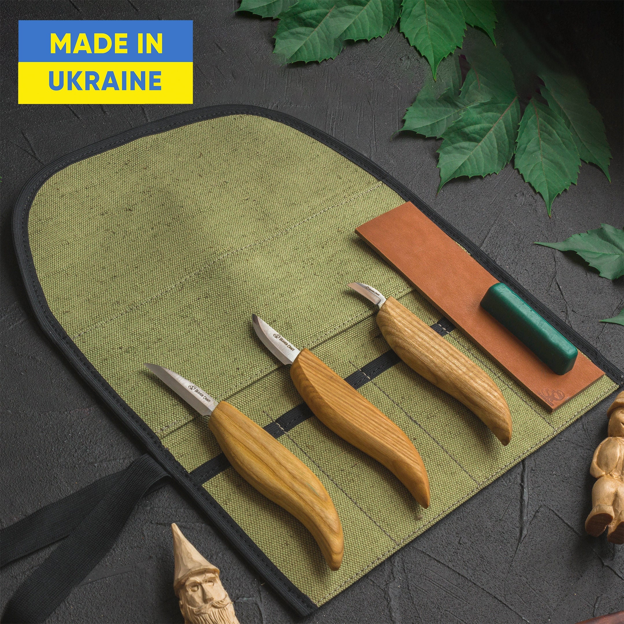 Basic Knives Set of 4 Knives Woodcarving Knives Wood Carving Tools