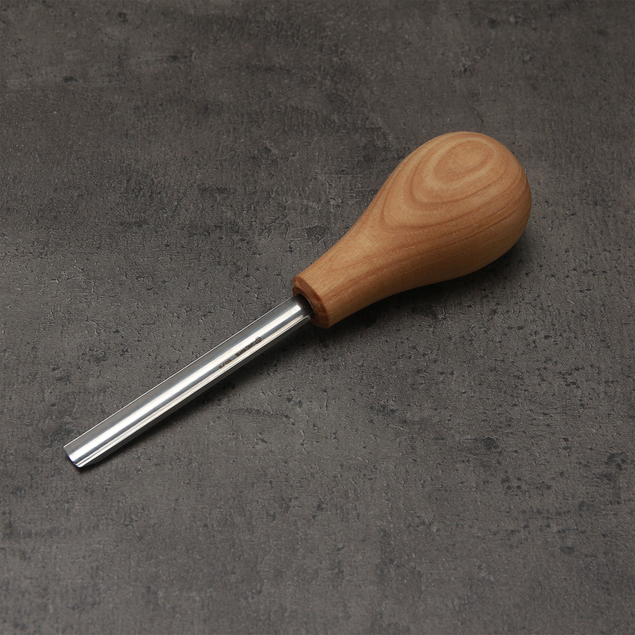 Sgorbia Per Intaglio Legno BeaverCraft #8 - Lama In Acciaio Al Carbonio, Manico In Frassino, Curva Corta, 14mm - Foto 5