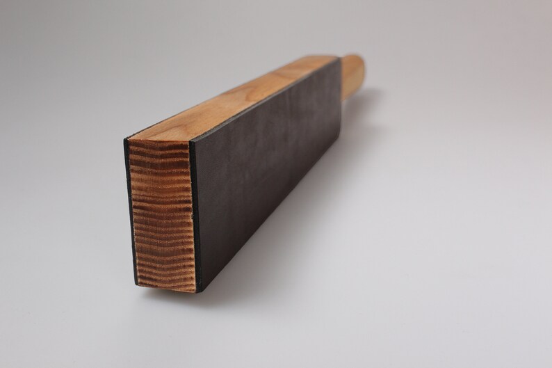 DoubleSided Leather Strop for Polishing Knives Tools Etsy