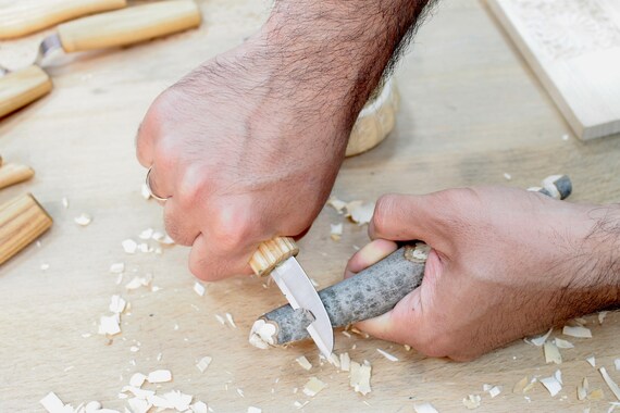 Wood Carving Knife Bench Knife Woodcarving Knife Sculpture Etsy