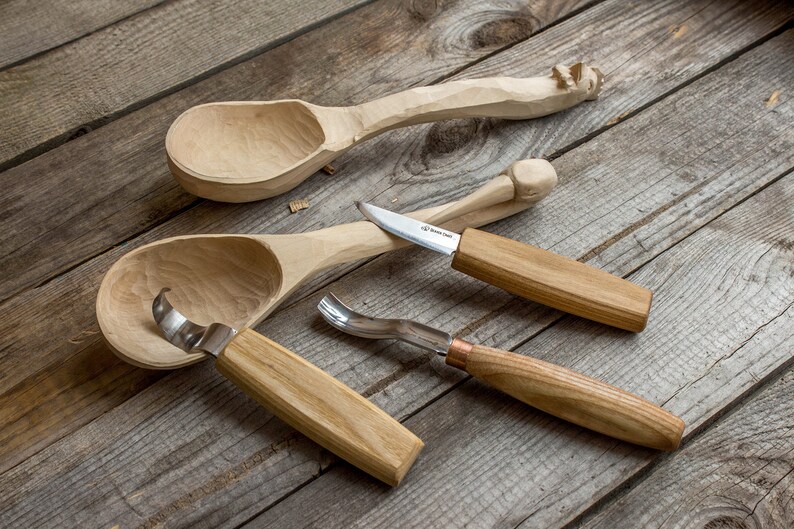 Spoon Carving Set Wood Carving Tools TOP Woodcarving Tool Set Etsy