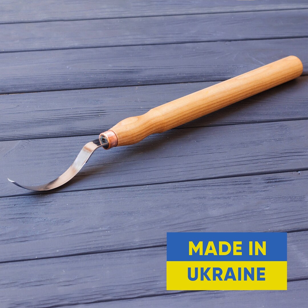 Spoon Carving Knife Large Spoon Knive Hook Knife Spoon Knife Etsy