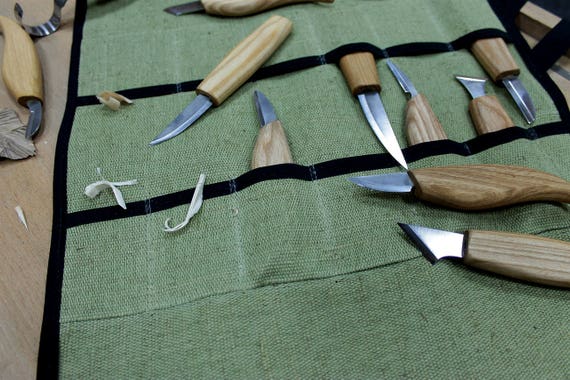 Basic Knives Set of 4 Knives Woodcarving Knives Wood Carving Tools