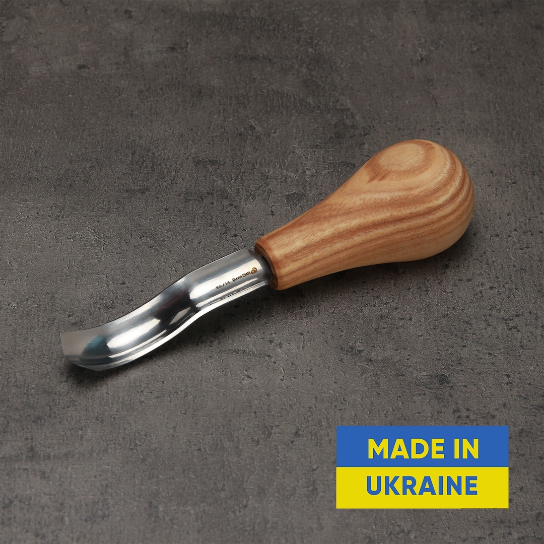 Wood Carving Tools Chisels NEW Palmsize Short Bent Gouge Sweep 8 Tool