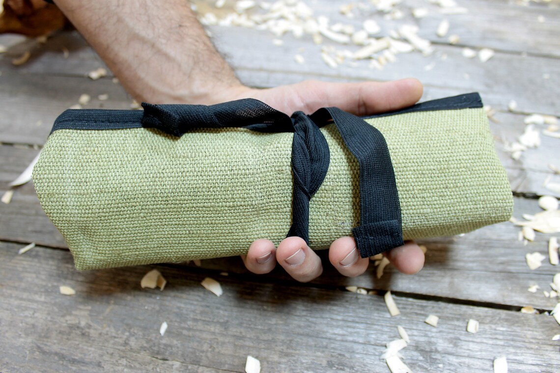 Tool Roll Chisel Roll Tool Storage Canvas Tool Roll Chisels Etsy