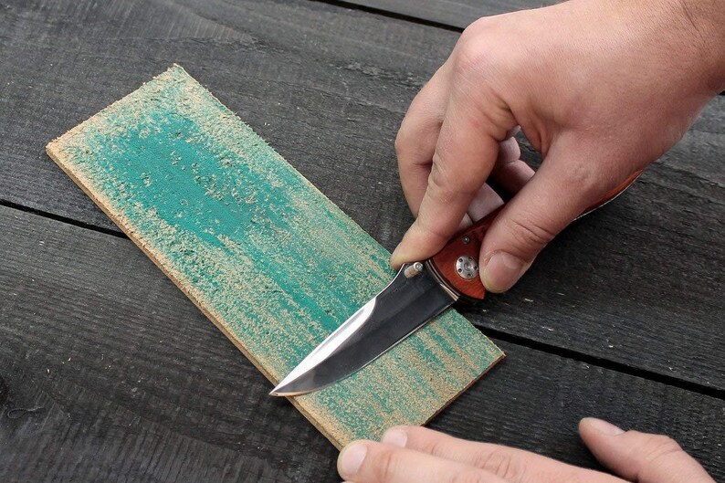Leather Strop for Polishing Knives Honig Strop Sharpening Etsy