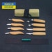 Wood carving set of 8 knives carving knives set TOP GIFT! wood carving tools woodcarving knife carving knives kit carving BeaverCraft S08 