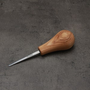 Wood Carving Tools Chisels Palm-Chisel Straight Flat Chisel Sweep #1 Single Bevel 3mm Blade Width Hand Tool BeaverCraft P1/03