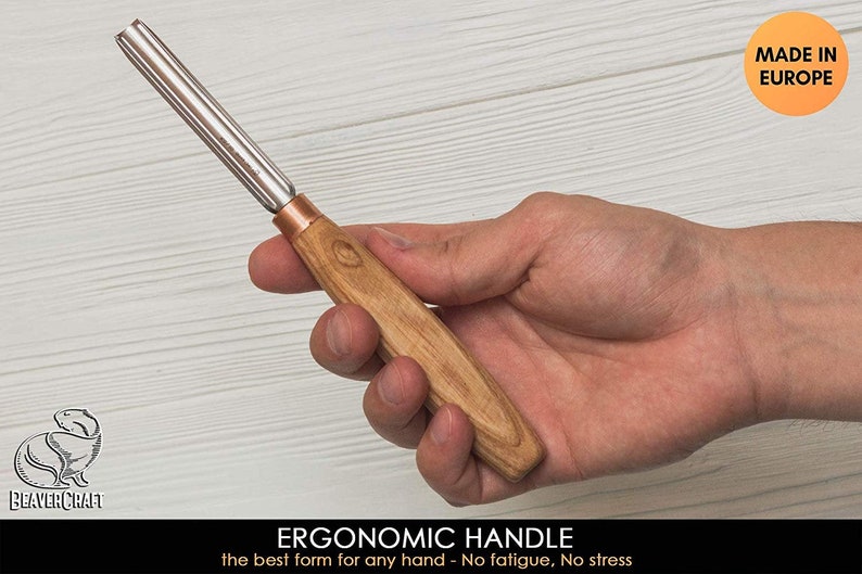 Wood Carving Tools Compact Straight Rounded Gouge for Spoon | Etsy