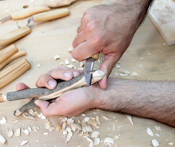 Wood Carving Knife Bench Knife Woodcarving Knife Sculpture Etsy