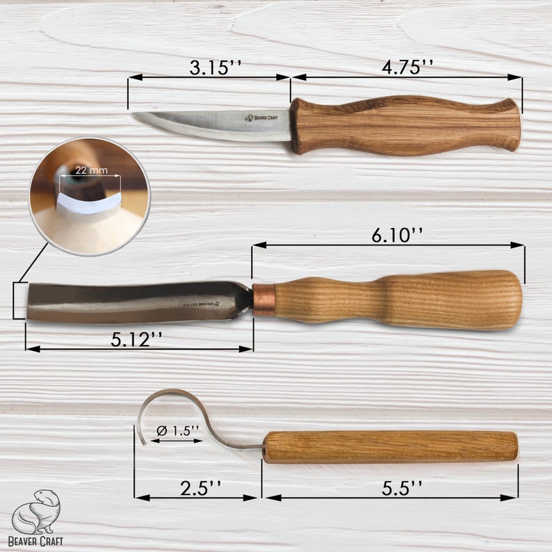 Spoon Carving Set Wood Carving Tools TOP Woodcarving Tool Set Etsy