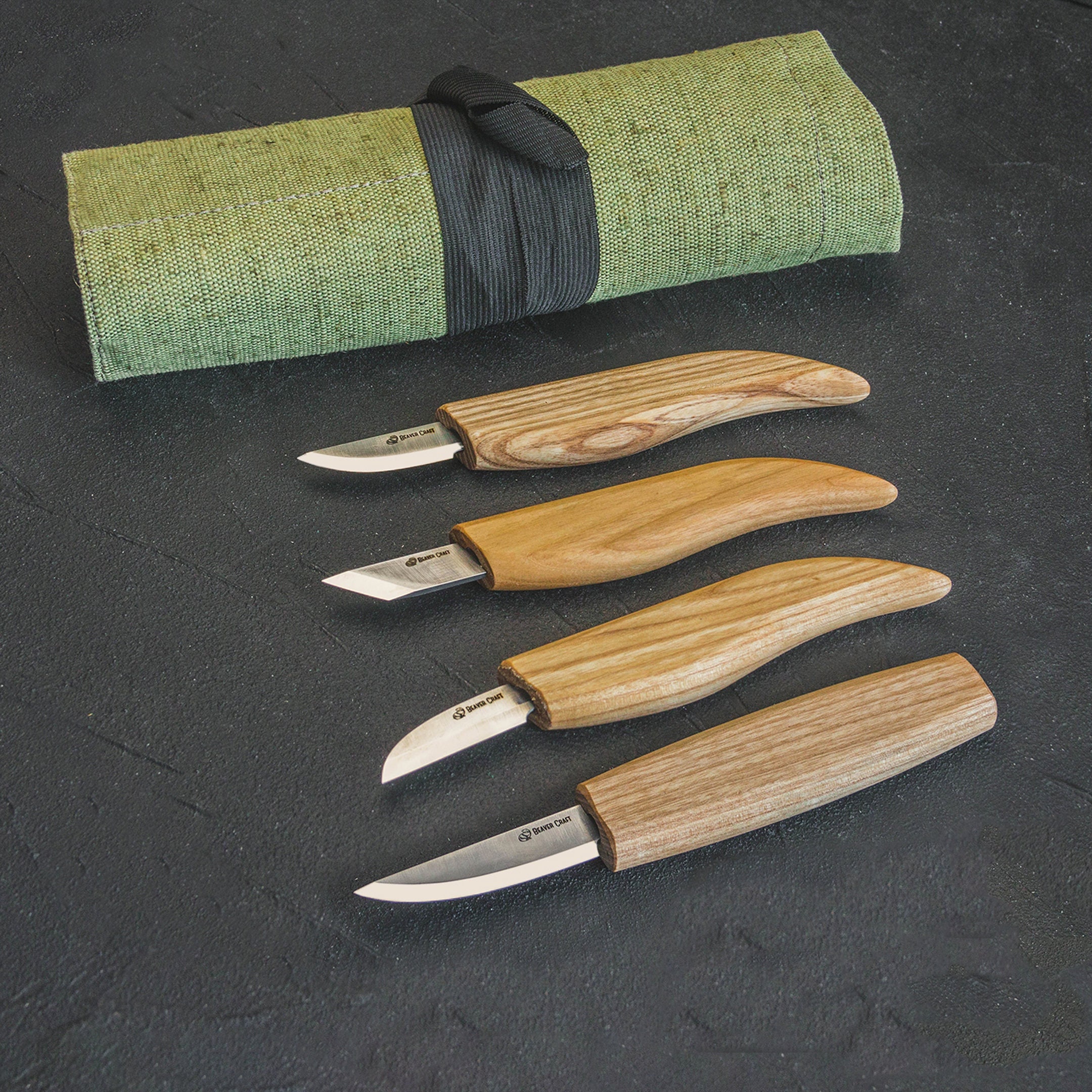 Basic Knives Set of 4 Knives Woodcarving Knives Wood Carving Tools