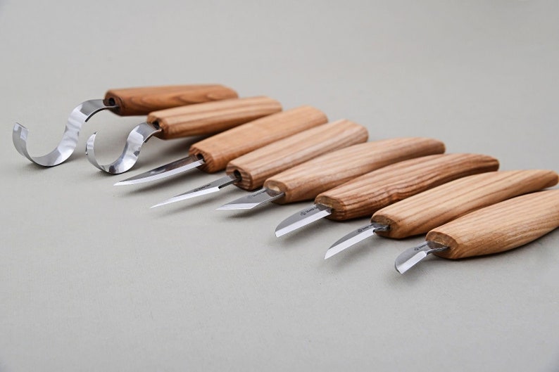 Ensemble de sculpture sur bois de 8 couteaux de sculpture SET Etsy France