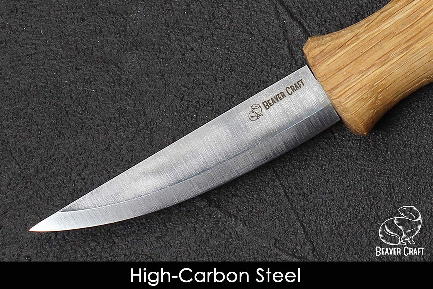 WHITTLING SLOYD KNIFE with oak handle C4 forged carving chisels Bushcraft,  Living History, Crafts 