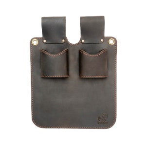 BeaverCraft S-AX1/AX2 Universal Heavy Duty 2-In-1 Leather Hatchet Adze Holder Holster With Belt Loops