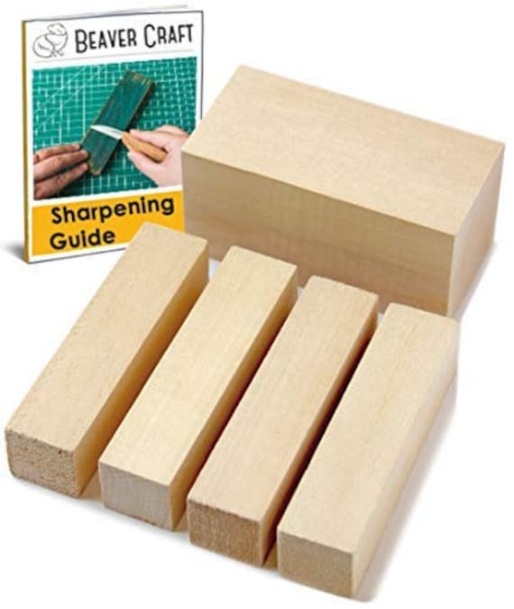 Basswood - Beginner's Premium Carving Blocks Kit - Best Wood