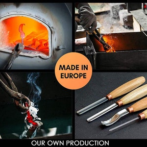 Wood Carving Tools Compact Straight Rounded Gouge for Spoon Carving ...