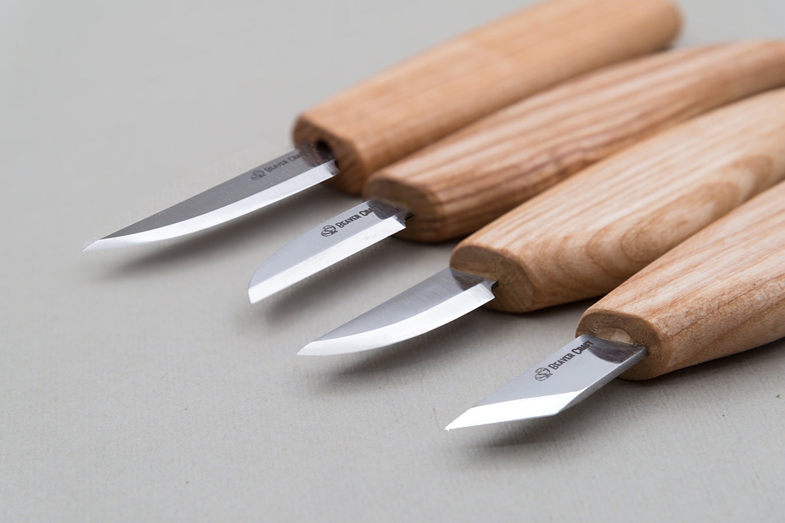Basic Knives Set of 4 Knives Woodcarving Knives Wood Carving - Etsy