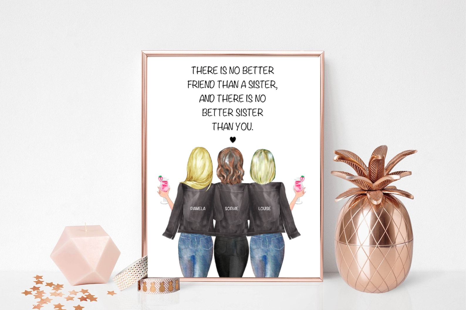 Sister Gift Print Personalised Sister Birthday Sister - Etsy