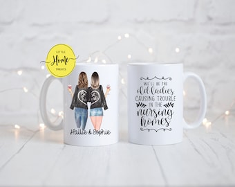 Friendship Mug - Nursing Home | Best Friend Mug | People in life | Bestie Gift | Customisable | Birthday Friends